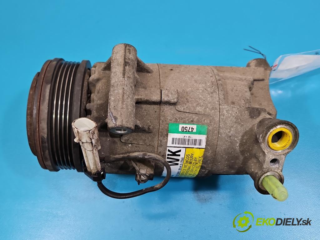 Opel Astra III 2004-2014 1.6 16V 105 HP manual 77 kW 1598 cm3 5- Kompresor: klimatizácie 13124750 (Kompresor klimatizácie)