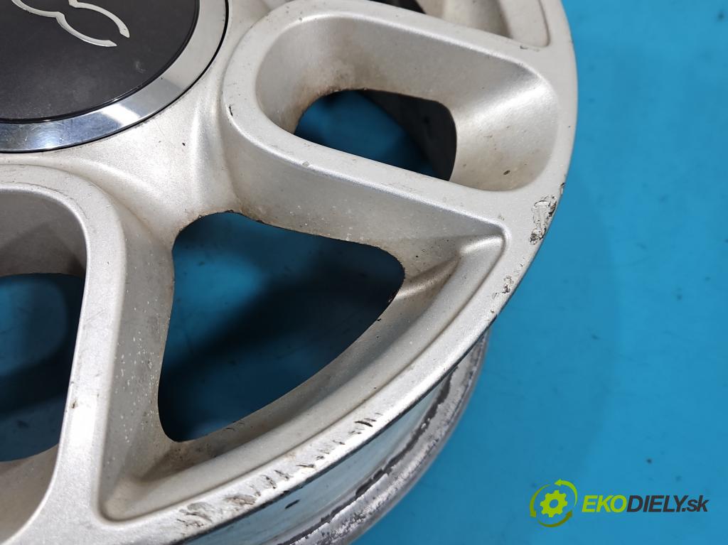 Fiat 500 2007-2020 1.3 jtd 75 HP manual 55 kW 1248 cm3 3- Disk hliník 15" komplet 51791160