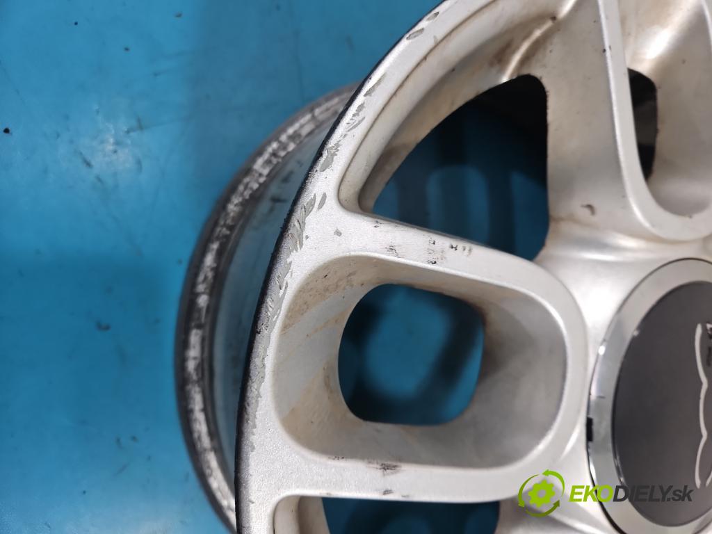 Fiat 500 2007-2020 1.3 jtd 75 HP manual 55 kW 1248 cm3 3- Disk hliník 15" komplet 51791160