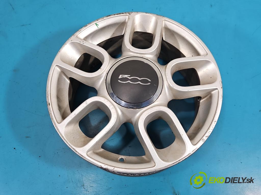Fiat 500 2007-2020 1.3 jtd 75 HP manual 55 kW 1248 cm3 3- Disk hliník 15" komplet 51791160