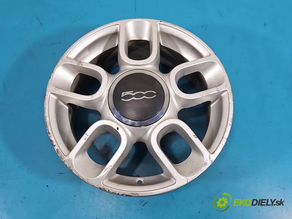 Fiat 500 2007-2020 1.3 jtd 75 HP manual 55 kW 1248 cm3 3- Disk hliník 15" komplet 51791160