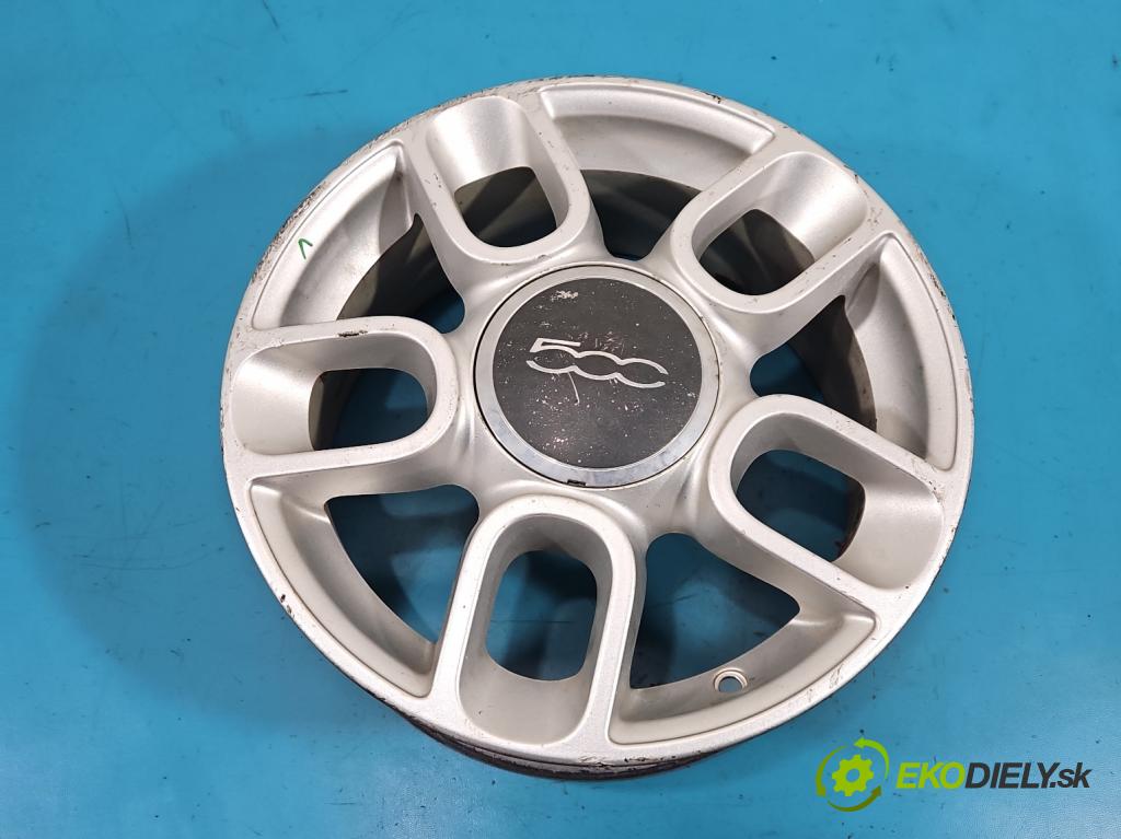 Fiat 500 2007-2020 1.3 jtd 75 HP manual 55 kW 1248 cm3 3- Disk hliník 15" komplet 51791160