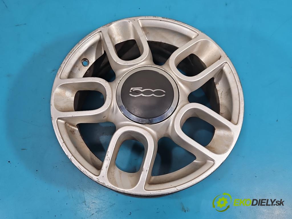 Fiat 500 2007-2020 1.3 jtd 75 HP manual 55 kW 1248 cm3 3- Disk hliník 15" komplet 51791160