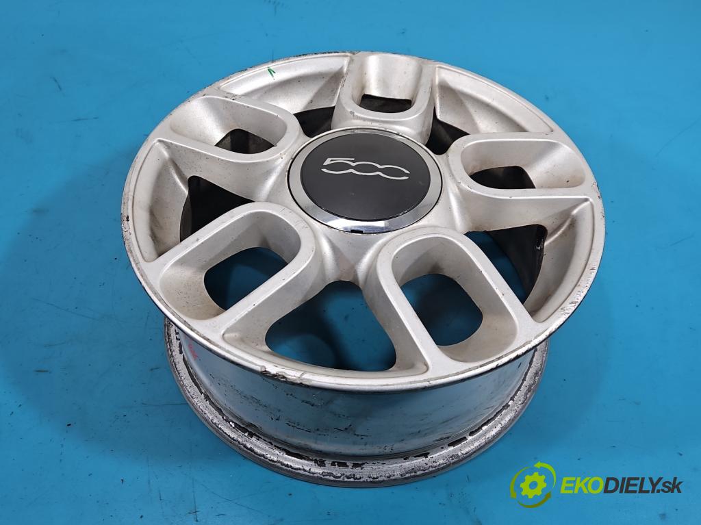 Fiat 500 2007-2020 1.3 jtd 75 HP manual 55 kW 1248 cm3 3- Disk hliník 15" komplet 51791160