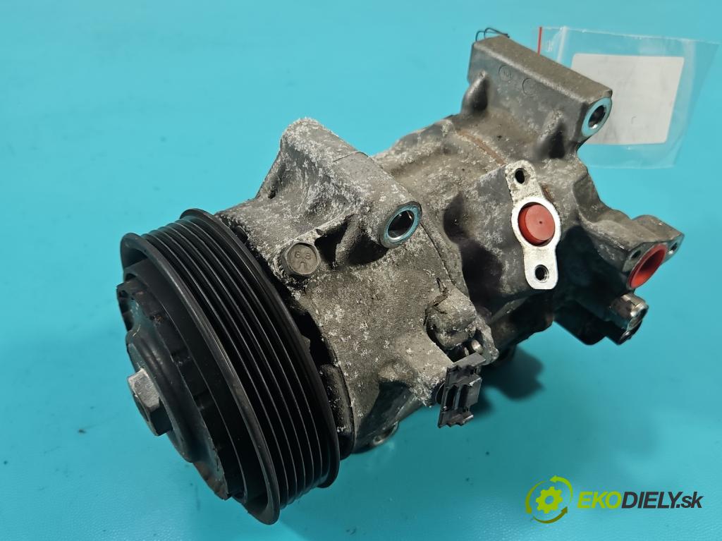 Toyota Auris II 2012-2018 1.6 16V 132  HP manual 97 kW 1598 cm3 5- Kompresor: klimatizácie 447280-6574 (Kompresor klimatizácie)