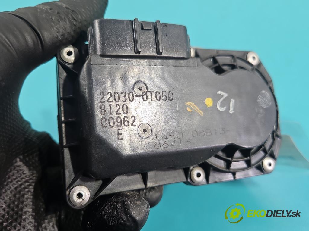Toyota Auris II 2012-2018 1.6 16V 132  HP manual 97 kW 1598 cm3 5- klapka 22030-0T050 (Škrtiaca klapka)