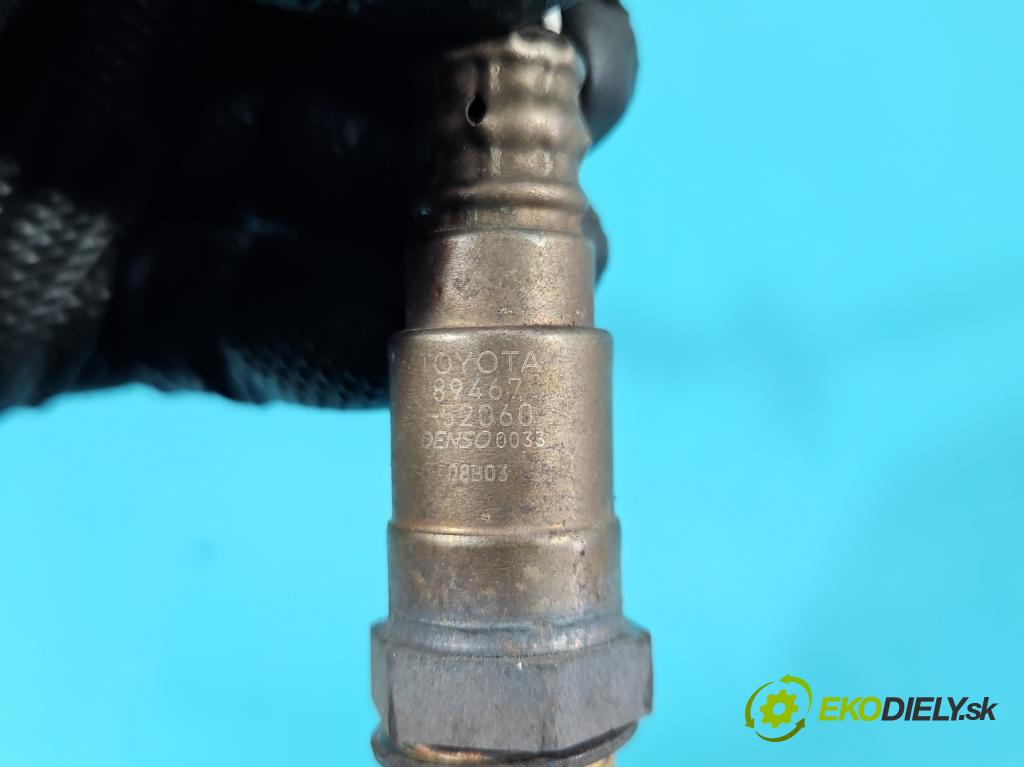 Toyota Auris II 2012-2018 1.6 16V 132  HP manual 97 kW 1598 cm3 5- Sonda lambda 89467-52060 (Lambda sonda)