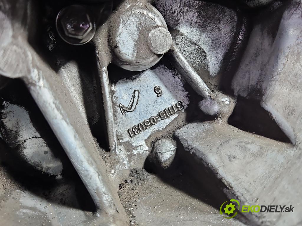 Toyota Auris II 2012-2018 1.6 16V 132 hp manual 97 kW 1598 cm3 5- převodovka stupňová manual 31115-05031 5
