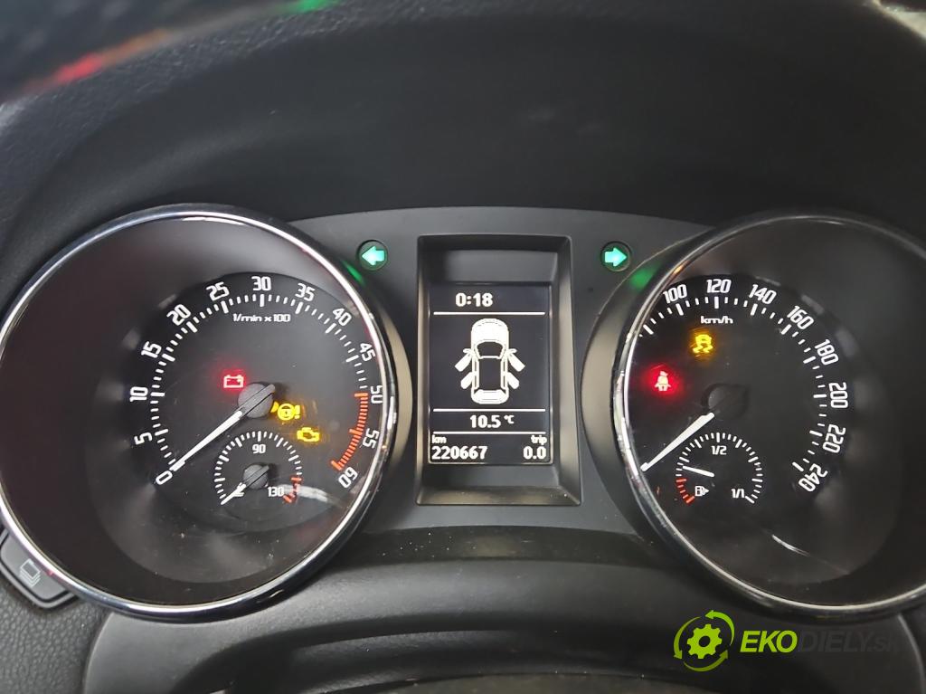 Skoda Yeti 2009-2017 2.0 tdi 110 hp manual 81 kW 1968 cm3 5- Přístrojová deska 5L0920840K (Přístrojová deska)