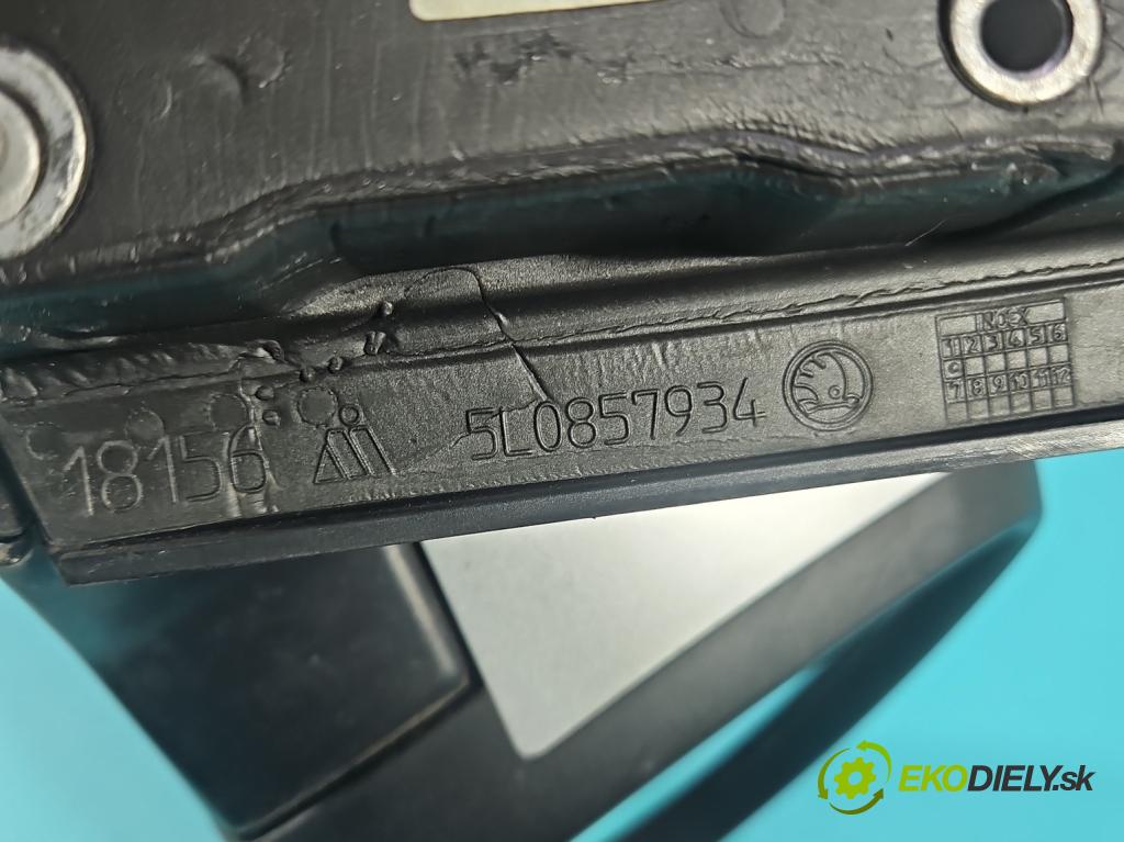 Skoda Yeti 2009-2017 2.0 tdi 110 HP manual 81 kW 1968 cm3 5- zrkadlo pravé  (Kľučka dverí ostatné)