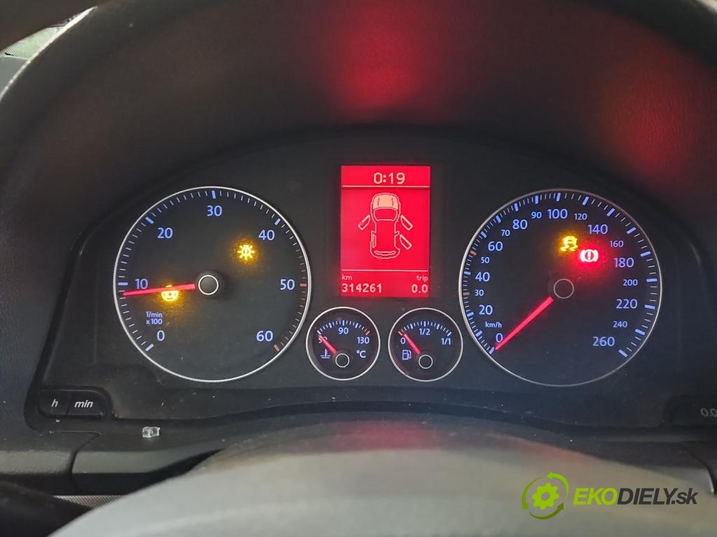 Vw Golf V 2003-2009 1.9 tdi 105 HP manual 77 kW 1896 cm3 5- prístrojovka/ budíky 110080248/034 (Prístrojová doska)