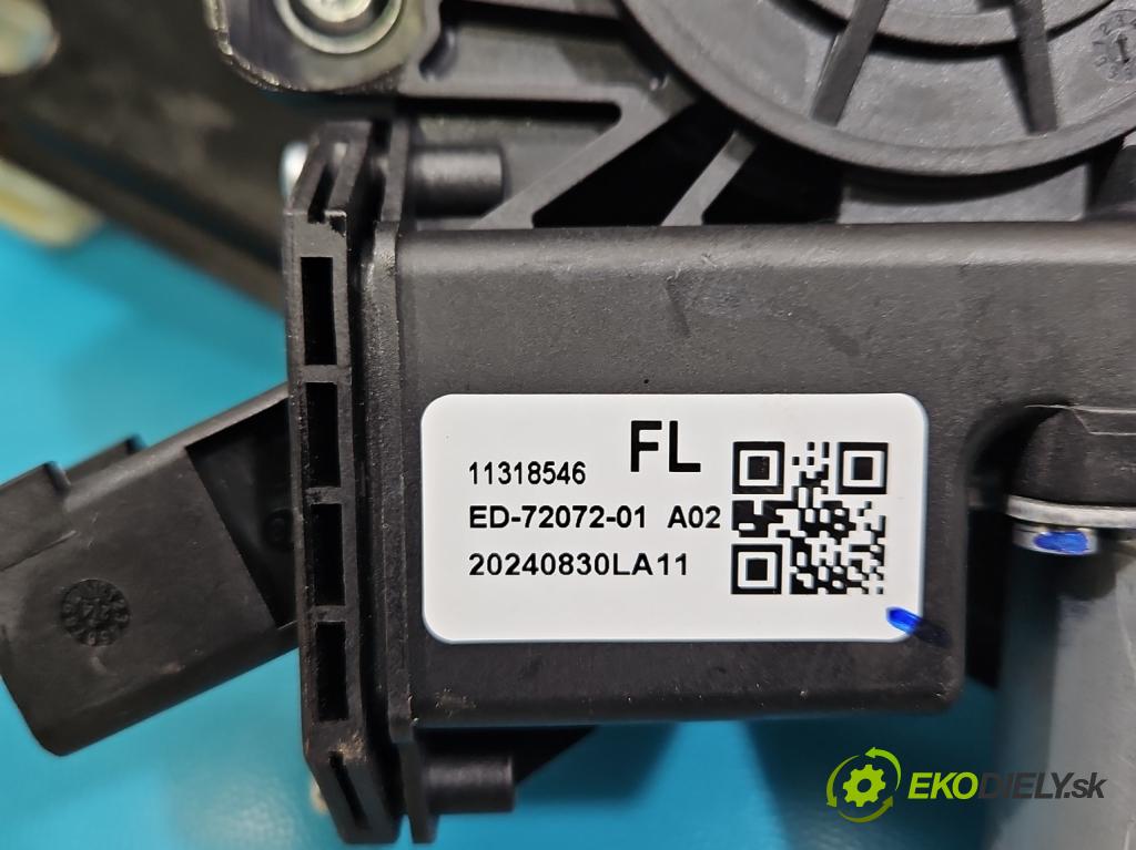 MG MG3  24- 1.5 16V 116 HP manual 85 kW 1495 cm3 5- mechanizmus okna predné ľavý ED-72072-01