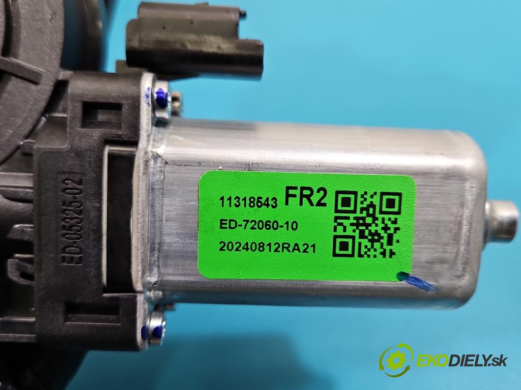 MG MG3  24- 1.5 16V 116 HP manual 85 kW 1495 cm3 5- mechanizmus okna predné pravý 11873874