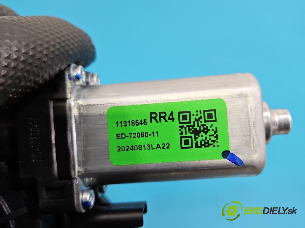 MG MG3  24- 1.5 16V 116 HP manual 85 kW 1495 cm3 5- mechanizmus okna zadné pravý 11318545