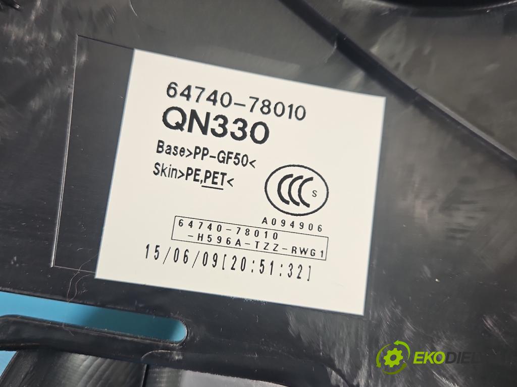 Lexus NX I 2014-2021 2.5 16V 155 HP automatic 114 kW 2494 cm3 5- Čalounictví: kufra: ľavé 64740-78010