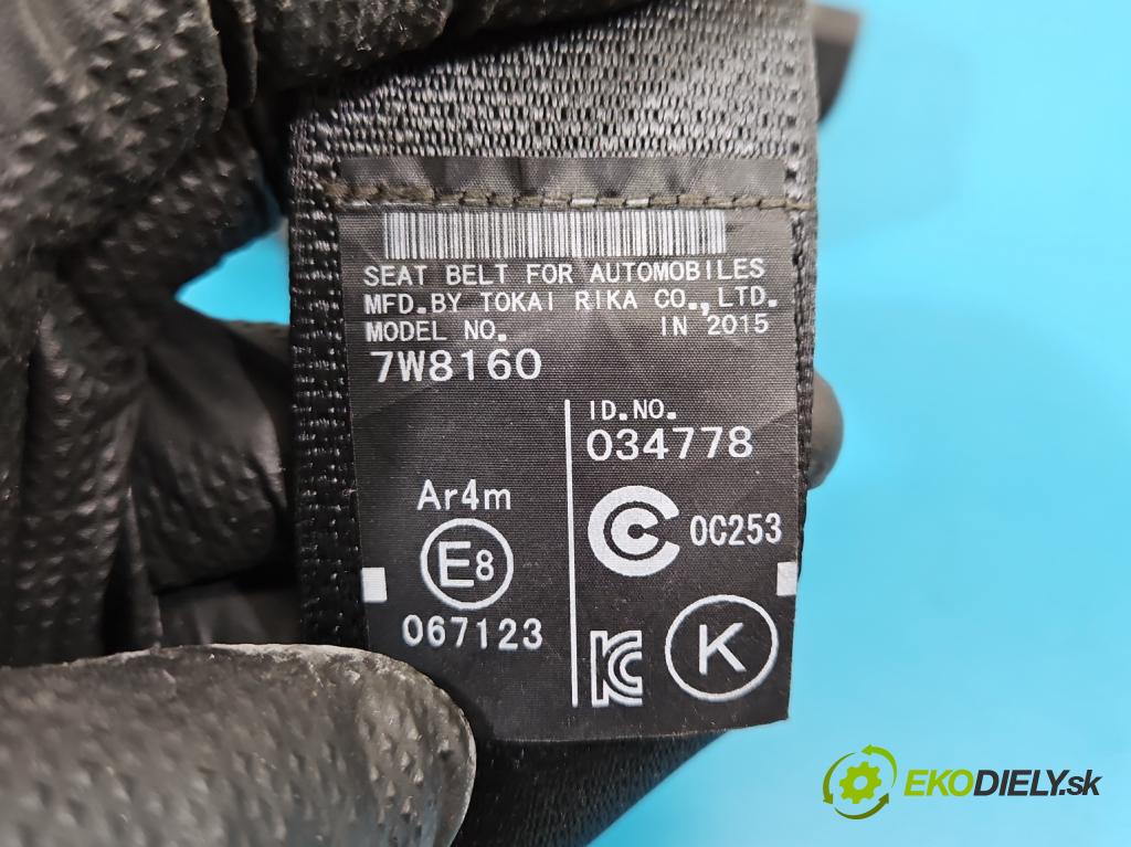 Lexus NX I 2014-2021 2.5 16V 155 HP automatic 114 kW 2494 cm3 5- pas bezpečnosť: zadné ľavý 034778