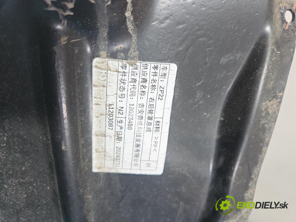 MG MG3  24- 1.5 16V 116 HP manual 85 kW 1495 cm3 5- Blatník: zadné pravé 20240731