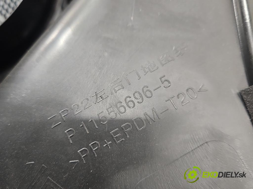 MG MG3  24- 1.5 16V 116 HP manual 85 kW 1495 cm3 5- Čalounictví: dvere zadné ľavé P11556696-5