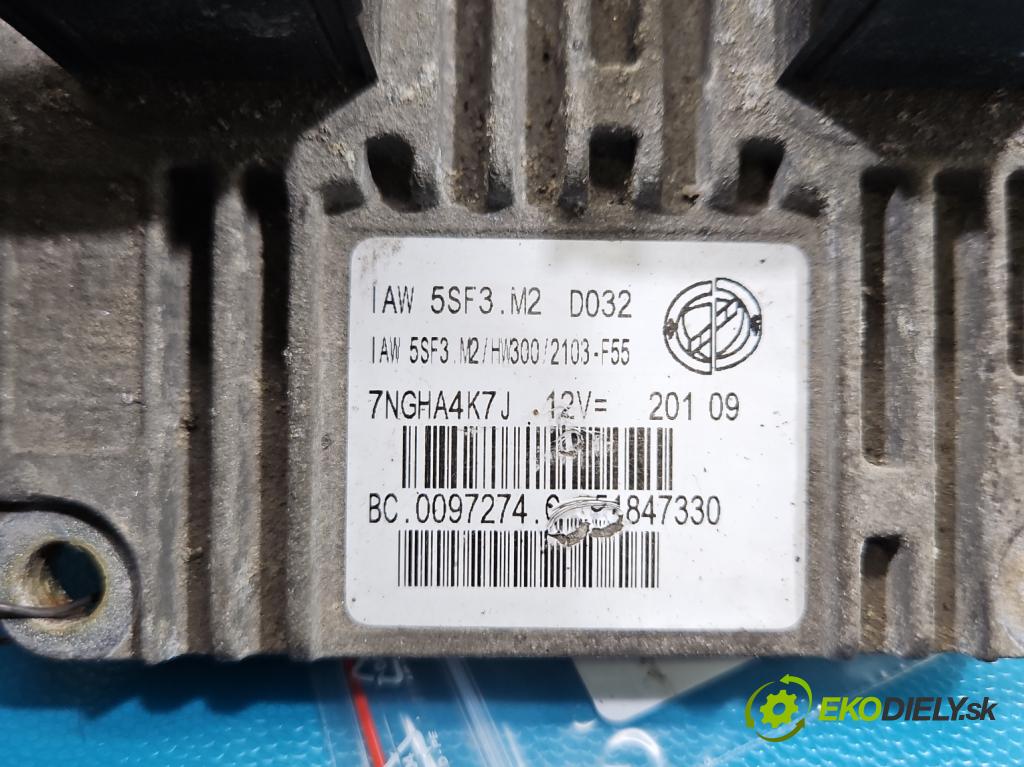 Fiat Punto Grande 1.4 8V 77 HP manual 57 kW 1368 cm3 5- riadiaca jednotka motora IAW 5SF3.M2