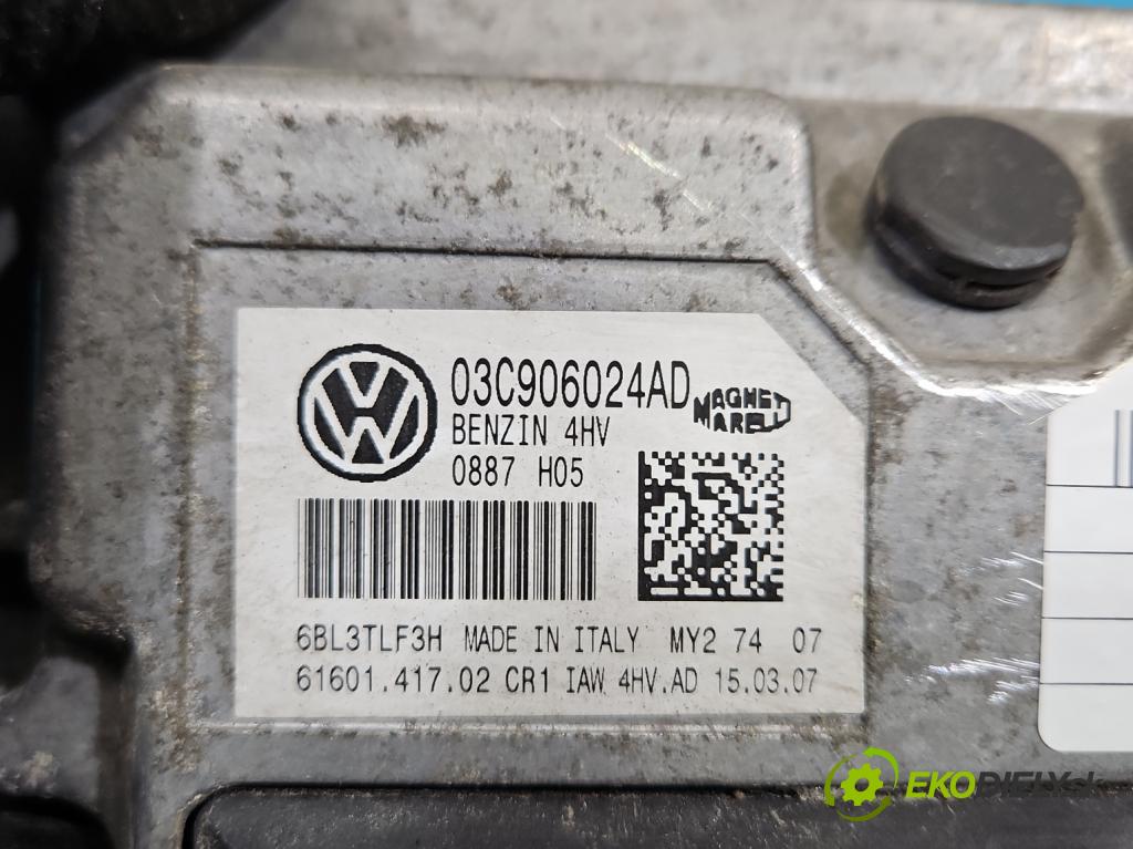 Vw Polo IV 9N 2001-2009 1.4 16V 80 HP manual 59 kW 1390 cm3 5- riadiaca jednotka motora 03C906024AD