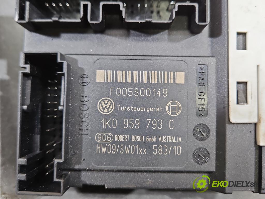 Vw Golf V 2003-2009 1.9 tdi 105 hp manual 77 kW 1896 cm3 5- mechanismus stahování přední levý 1K0959793C