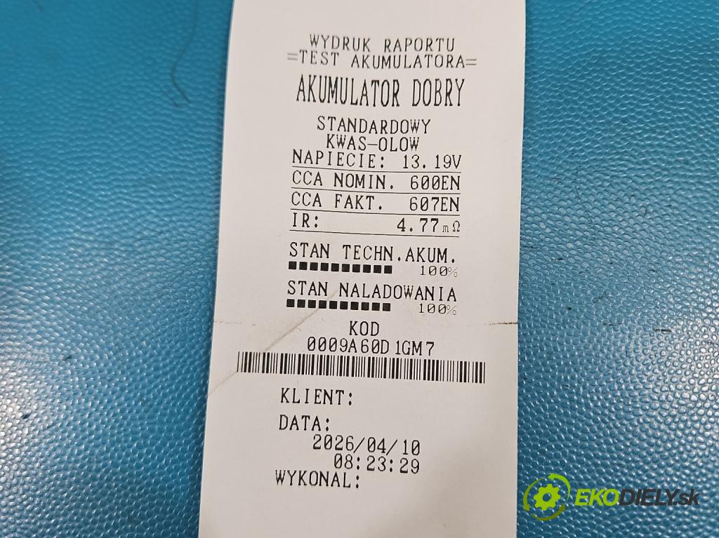 Vw Golf V 2003-2009 1.9 tdi 105 HP manual 77 kW 1896 cm3 5- Akumulator automobilovy