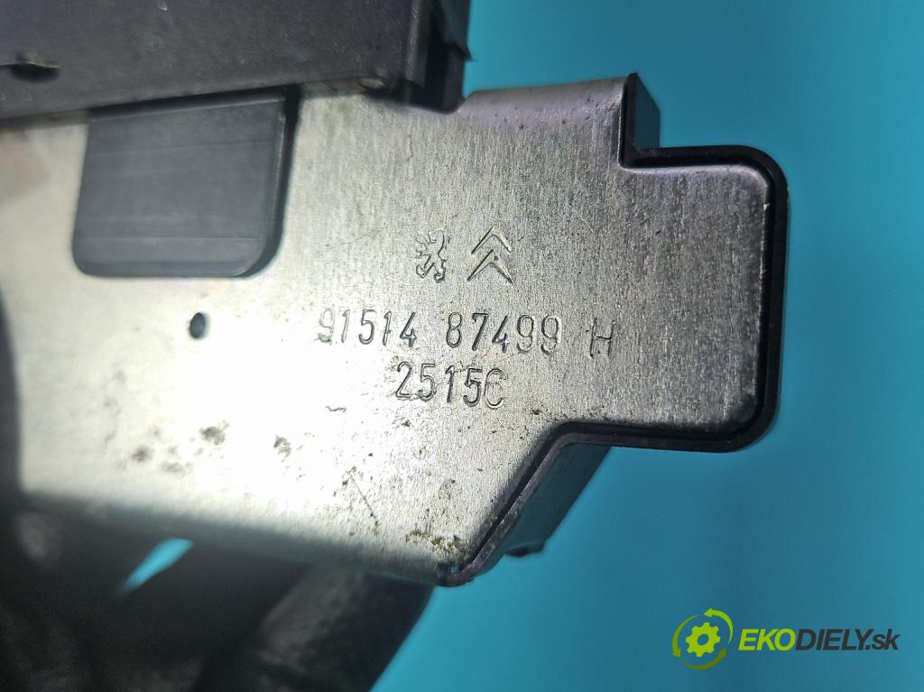 Peugeot 508 I 2010-2018 2.0 hdi 150 HP manual 110 kW 1997 cm3 5- zámok kufrové dvere zadné 9151487499H