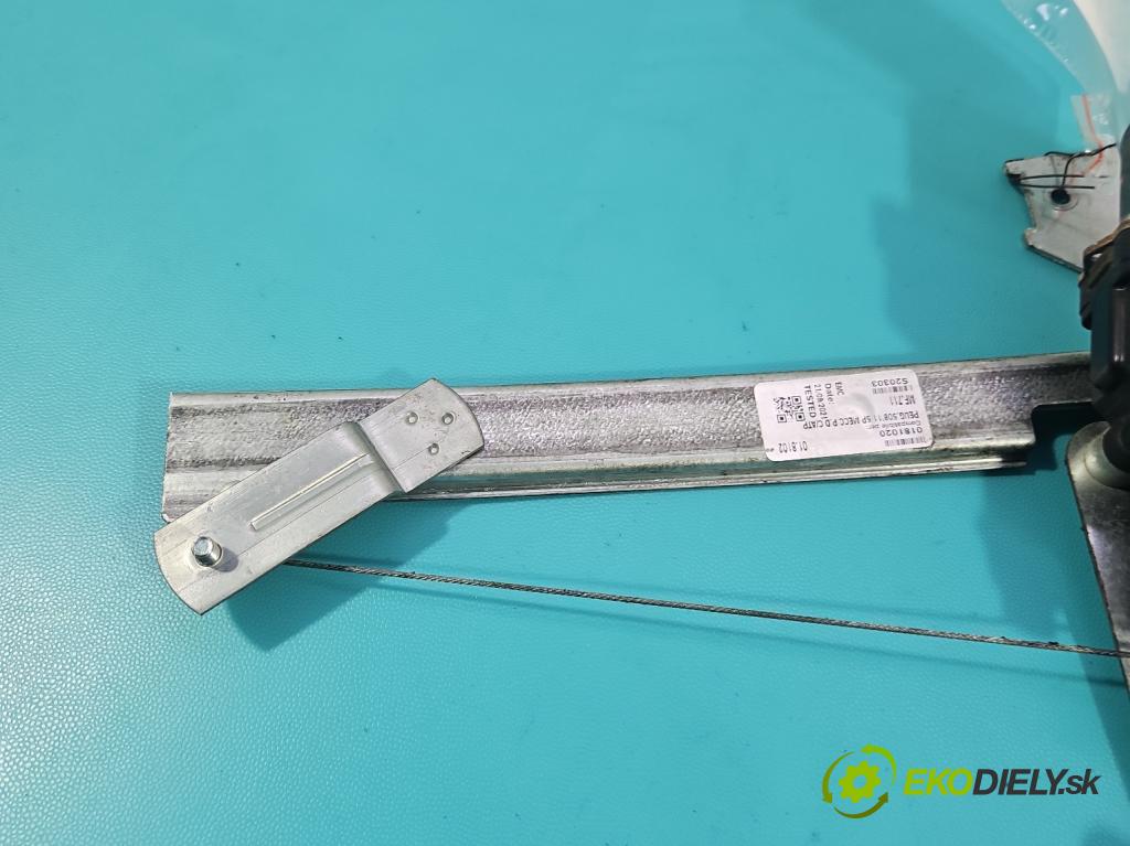 Peugeot 508 I 2010-2018 2.0 hdi 150 hp manual 110 kW 1997 cm3 5- mechanismus stahování zadní pravý 9688808380