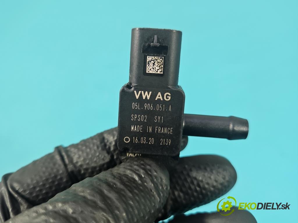 Audi A4 B9 2015-2024 2.0 TDI 190 hp automatic 140 kW 1968 cm3 5- snímač tlaku spalin 05L906051A
