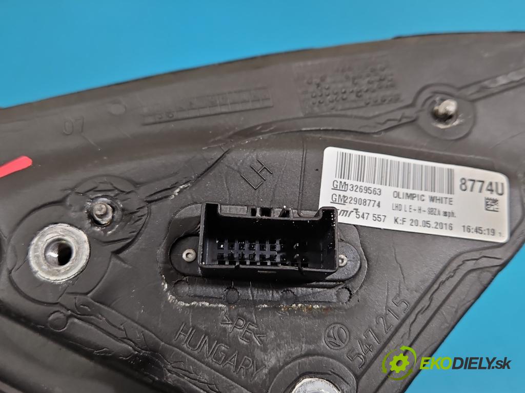 Opel Insignia A 2008-2017 2.0 cdti B20DTH: 170 HP automatic 125 kW 1956 cm3 5- zrkadlo ľavé 13269563 (Kľučka dverí ostatné)