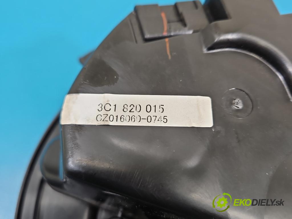 Vw Golf V 2003-2009 1.9 tdi 105 HP manual 77 kW 1896 cm3 5- ventilátor vzduchu 3C1820015