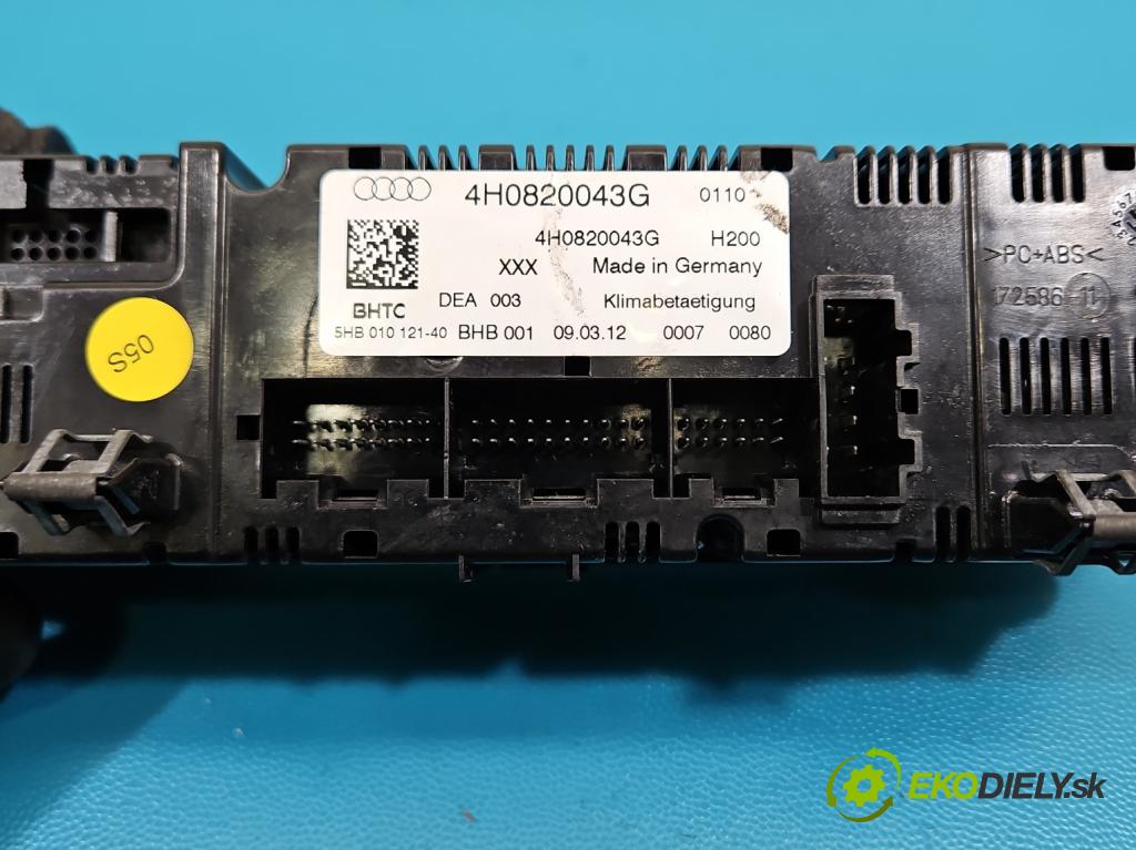 Audi A8 D4 2009-2017 2.0 TFSI 211KM automatic 155 kW 1984 cm3 4- panel kúrenia 4H0820043G