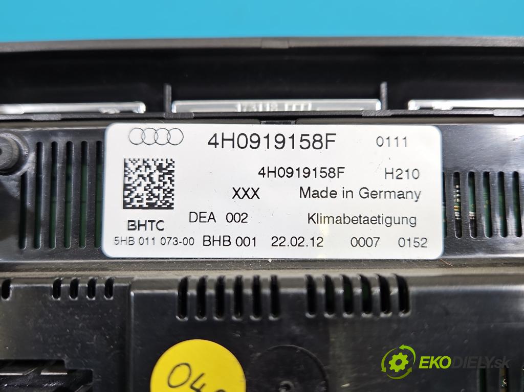 Audi A8 D4 2009-2017 2.0 TFSI 211KM automatic 155 kW 1984 cm3 4- panel kúrenia 4H0919158F
