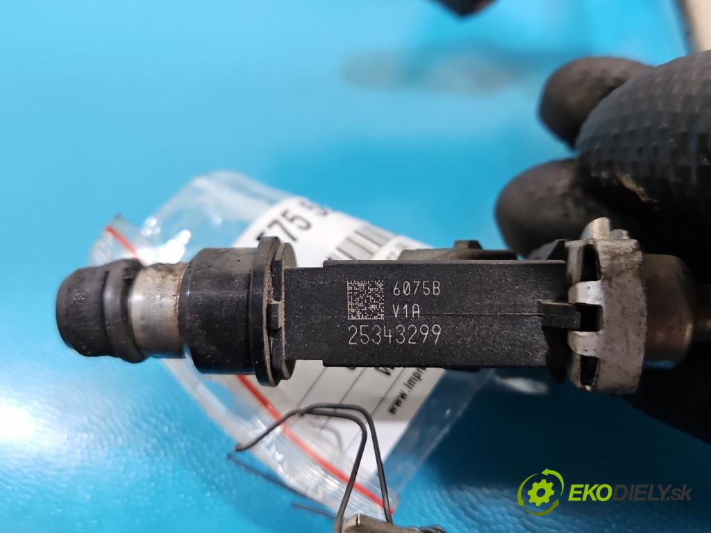 Opel Astra III 2004-2014 1.6 16V 105 HP manual 77 kW 1598 cm3 5- vstrek 25343299 (Vstrekovač paliva)