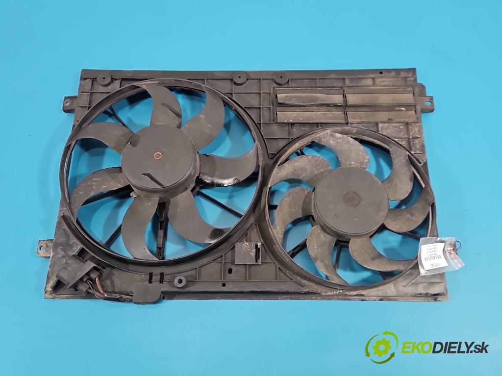 Vw Passat B6 2005-2010 2.0 TSI 200 hp manual 147 kW 1984 cm3 4- ventilátor chladič 1K0121223