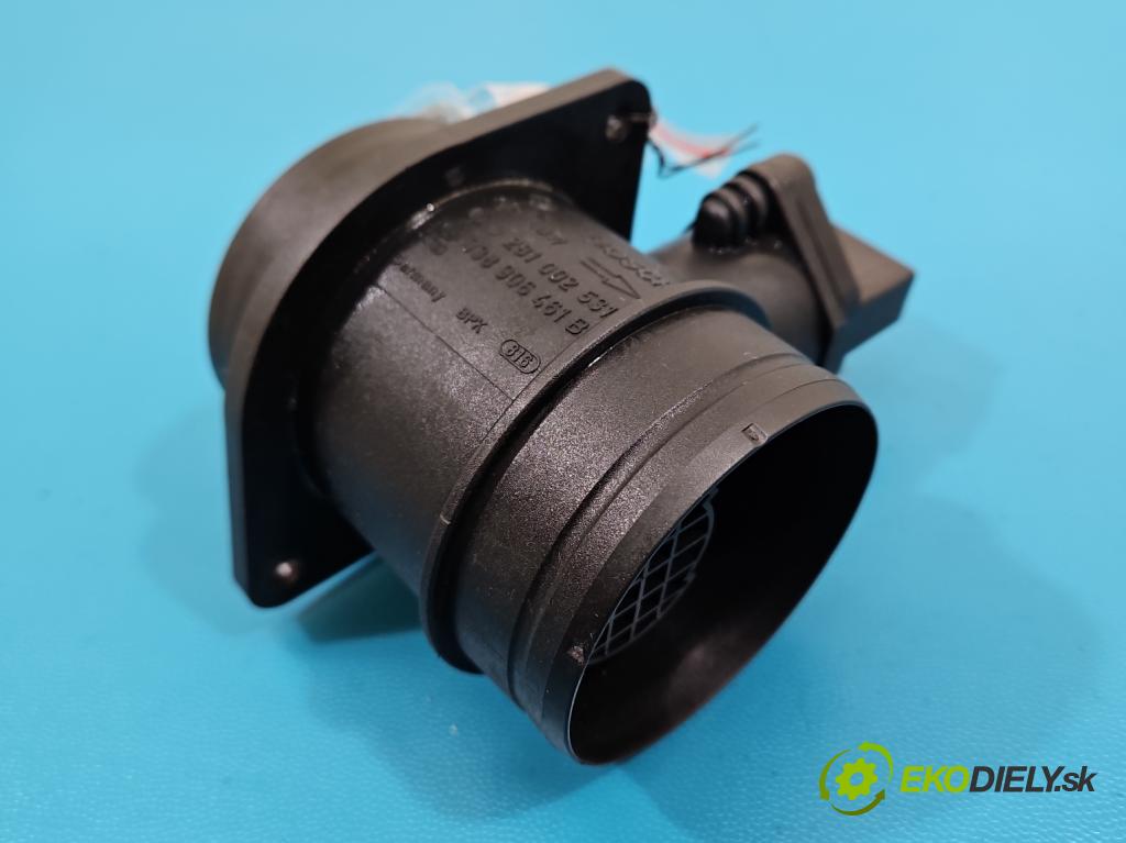 Vw Golf V 2003-2009 1.9 tdi 105 hp manual 77 kW 1896 cm3 5- váha vzduchu 0281002531 (Snímač hmotnosti vzduchu)