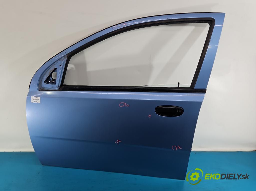Chevrolet Aveo T200 2003-2008 1.4 8V 83 HP manual 61 kW 1399 cm3 5- dvere predné ľavé  (Kľučka dverí ostatné)