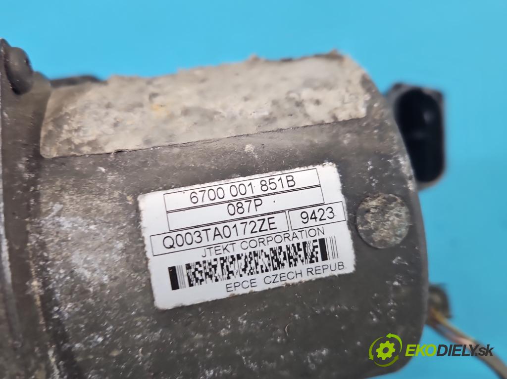 Citroen C3 Picasso 2008-2017 1.6 hdi 109 HP manual 80 kW 1560 cm3 5- Ozubené kolo: volant 6700001851B