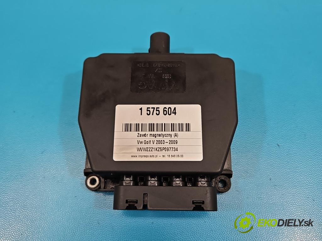 Vw Golf V 2003-2009 1.9 tdi 105 hp manual 77 kW 1896 cm3 5- ventil magnetický: 6Q0906625 (Ventil ostatní)