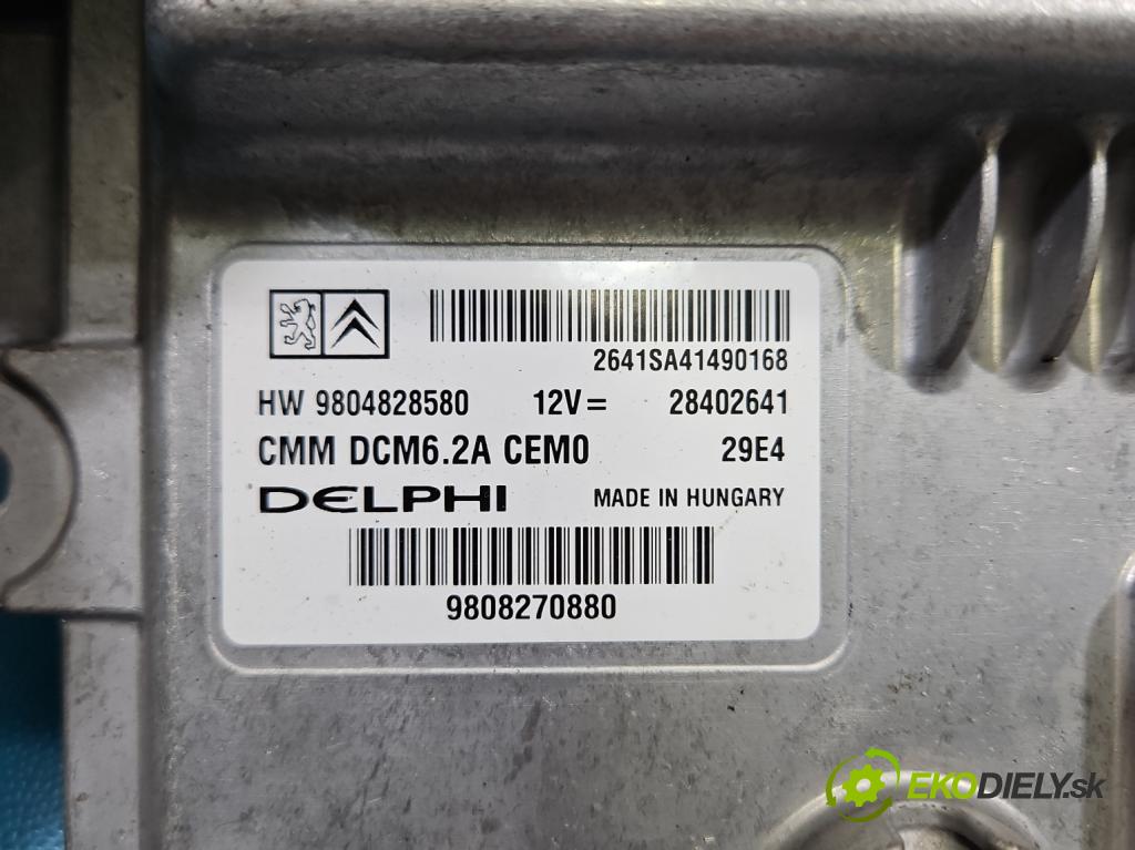 Peugeot 508 I 2010-2018 2.0 hdi 150 HP manual 110 kW 1997 cm3 5- riadiaca jednotka motora 9808270880
