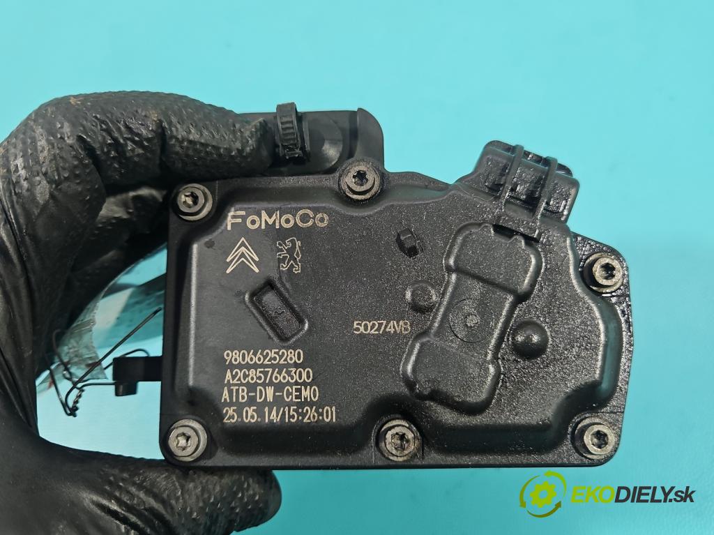 Peugeot 508 I 2010-2018 2.0 hdi 150 hp manual 110 kW 1997 cm3 5- škrticí klapka 9806625280 (Škrticí klapka)