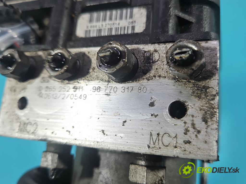 Peugeot 508 I 2010-2018 2.0 hdi 150 hp manual 110 kW 1997 cm3 5- čerpadlo abs 0265952153 (Pumpa ABS)