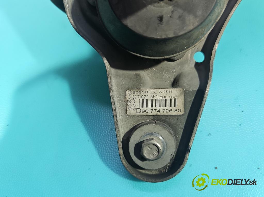 Peugeot 508 I 2010-2018 2.0 hdi 150 HP manual 110 kW 1997 cm3 5- motor stieračov predné 9677472680