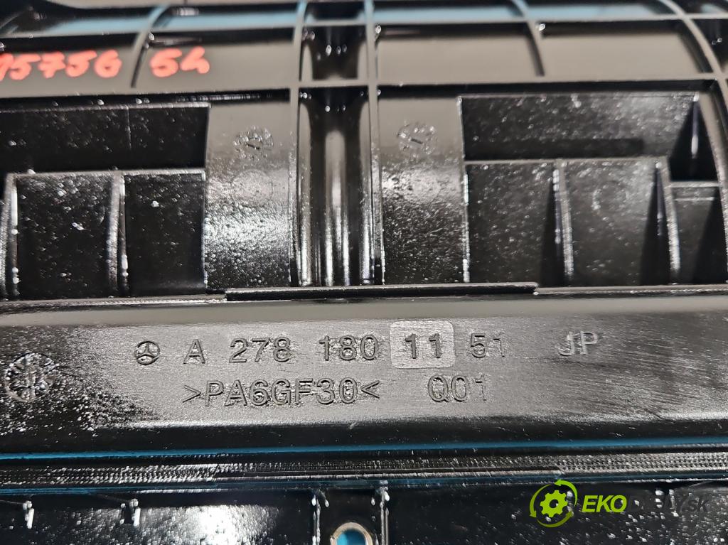 Mercedes GL II X166 2012-2015 4.7 V8 278928 340KM: automatic 250 kW 4663 cm3 5- vaňa olejová A2781801151 (Olejová vaňa)