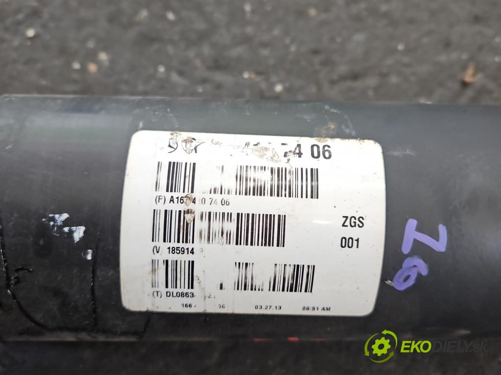 Mercedes GL II X166 2012-2015 4.7 V8 278928 340KM automatic 250 kW 4663 cm3 5- hřídel hnací zadní  (Kardanový hřídel)