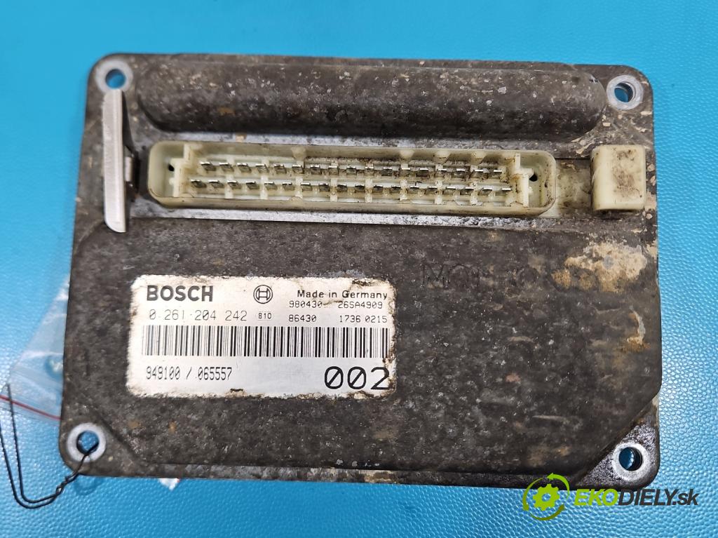 Polonez Truck 1.6 8V 87 HP manual 64 kW 1598 cm3 5- riadiaca jednotka motora 0261204242