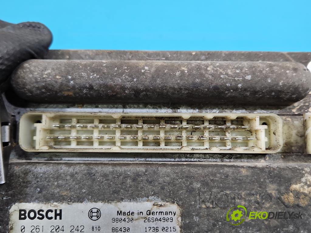 Polonez Truck 1.6 8V 87 HP manual 64 kW 1598 cm3 5- riadiaca jednotka motora 0261204242