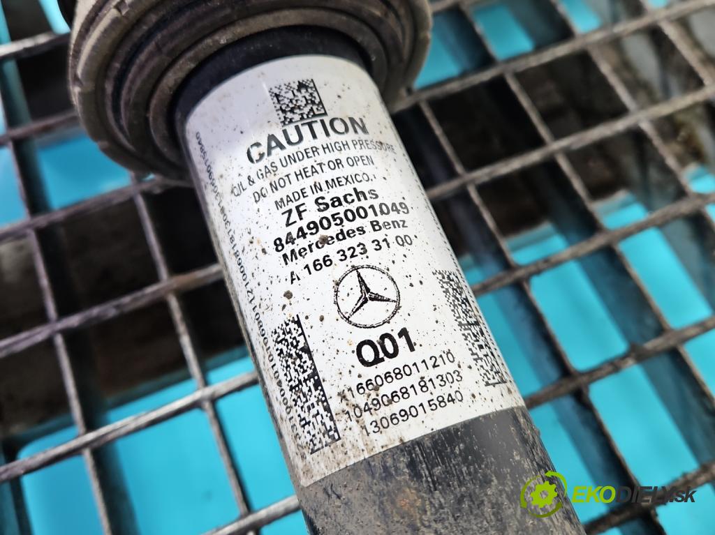 Mercedes GL II X166 2012-2015 4.7 V8 278928 340KM: automatic 250 kW 4663 cm3 5- tlmič predné ľavý 1663233100 (Kľučka dverí ostatné)