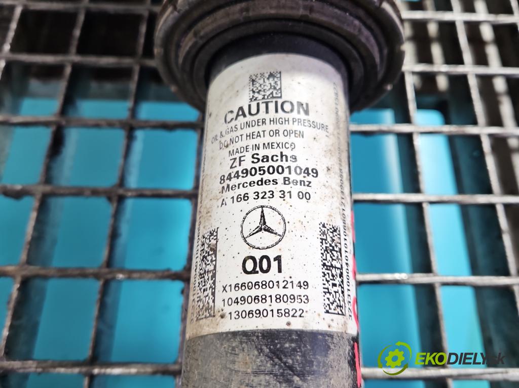 Mercedes GL II X166 2012-2015 4.7 V8 278928 340KM: automatic 250 kW 4663 cm3 5- tlmič predné pravý A1663233100 (Kľučka dverí ostatné)