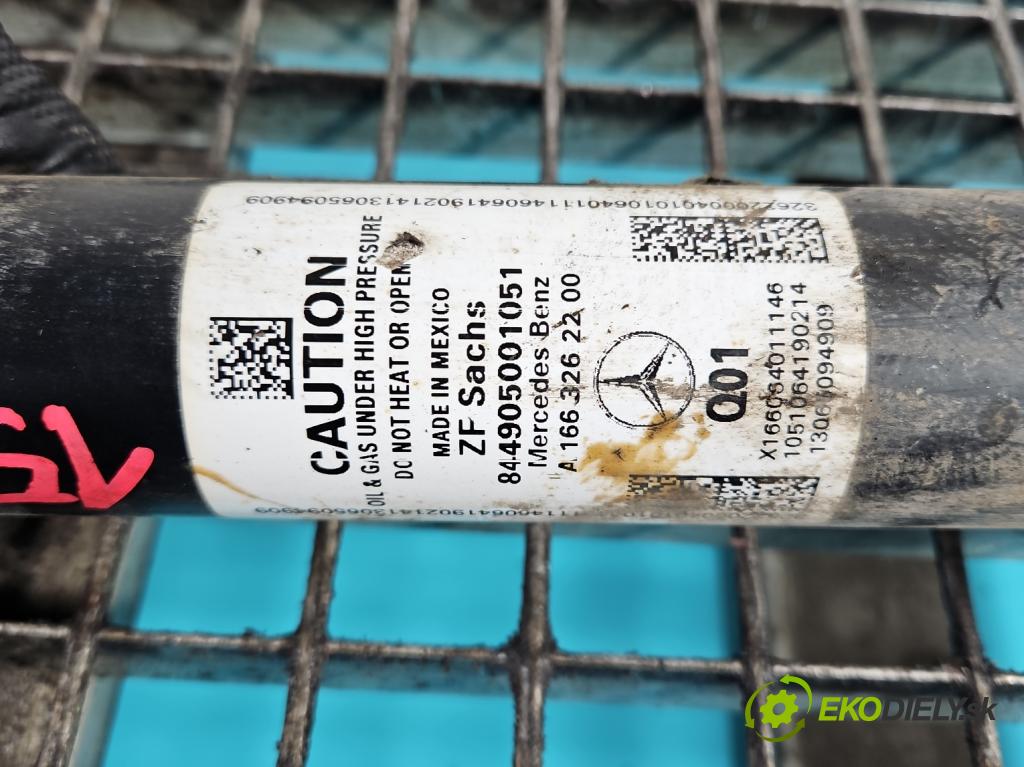 Mercedes GL II X166 2012-2015 4.7 V8 278928 340KM: automatic 250 kW 4663 cm3 5- tlmič zadné pravý A1663262200 (Tlmič zadný pravý)